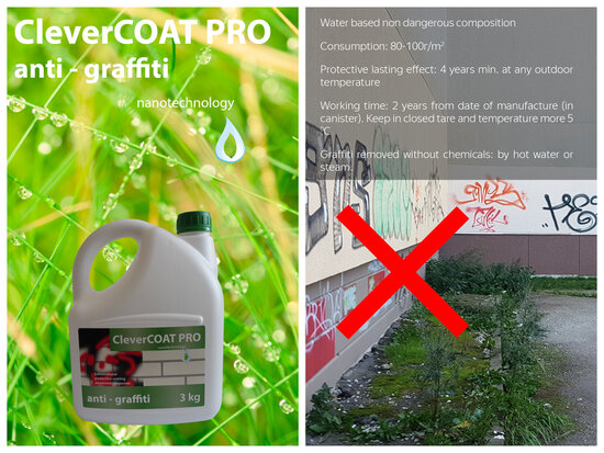 CleverCOAT PRO: Water-Based Anti-Graffiti and Anti-Vandal Coating Solutions