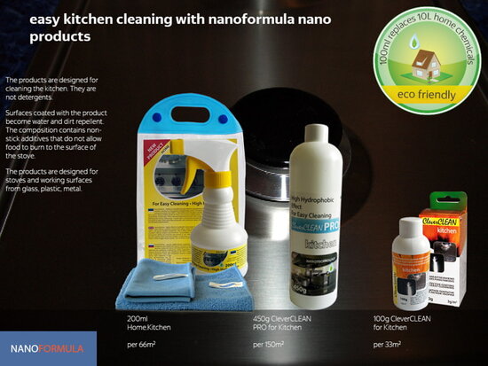 Easy Kitchen Cleaning with Nanoformula